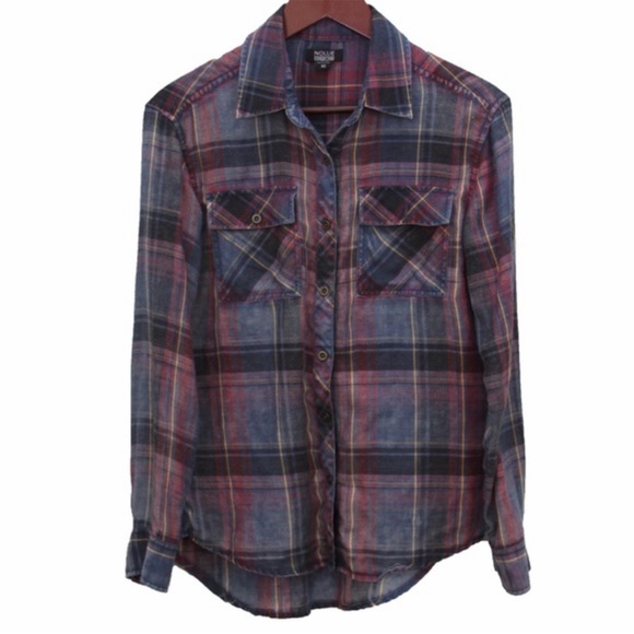 NOLLIE - Flannel Distressed Plaid, Size M - Picture 5 of 6